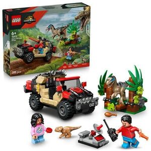 Imagine LEGO® Jurassic World - Evadare off-road din calea unui Velociraptor 76972, 285 piese