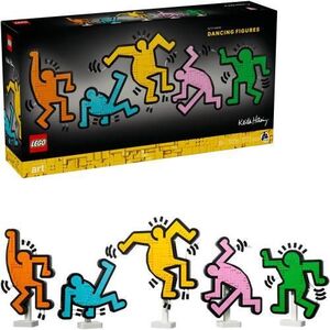 Imagine LEGO® ART - Keith Haring – Figurine care danseaza 31216, 1773 piese