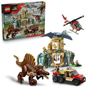 Imagine LEGO® Jurassic World - Misiune aeriana cu Spinosaurus si Quetzalcoatlus 76976, 984 piese