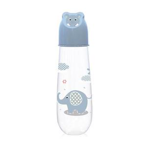Imagine Biberon Animals Lorelli, 250 ml, capac decorat, 0 luni+, Moonlight Blue