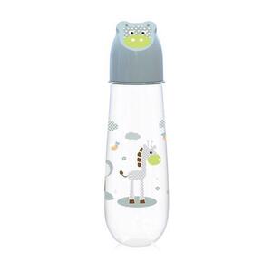 Imagine Biberon Animals Lorelli, 250 ml, capac decorat, 0 luni+, Mint Green