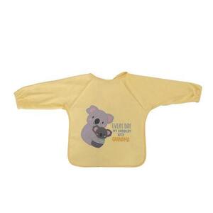 Imagine Baveta brodata cu maneci lungi, Lorelli, bumbac si peva, 30 x 34 cm, Unisex