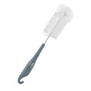 Imagine Perie de curatat biberoane Lorelli, tetine si cani, 28 cm, patrunde in spatiile greu accesibile, Plastic, B1896, Moonlight Blue
