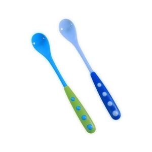 Imagine Set 2 lingurite cu manere lungi, Lorelli, 6 luni+, Blue
