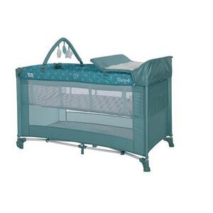 Imagine Patut pliabil Lorelli, Torino Plus, 2 nivele cu accesorii, Arctic Floral