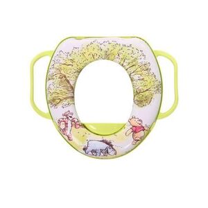 Imagine Reductor moale pentru toaleta Disney, cu manere, Pooh and Friends, White