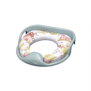 Imagine Reductor moale pentru toaleta Lorelli, cu manere, confortabil, impermeabil, protectie impotriva stropirii, model universal, Green Farm