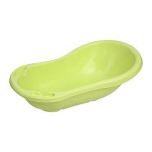 Imagine Cadita bebe Lorelli Plastic, 2 Suporturi incorporate, Non-toxic si Non-alergenic, Varsta 0-2 ani, 84x30x49, Verde