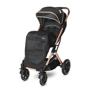 Imagine Carucior pentru nou-nascut Storm, pana la 22 kg, cadru aluminiu, Luxe Black