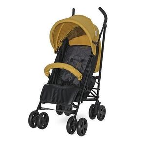 Imagine Carucior sport Lorelli Ida, suport picioare, spatar si copertina reglabile, prindere centura in 5 puncte, material impermeabil, suspensie individuala, Lemon Curry
