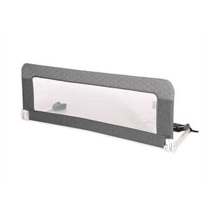 Imagine Bariera protectie pat Lorelli, Safety Night, reglabila, husa detasabila, cadru metalic invelit in material moale, 118 x 44 cm, Grey Sweet Dreams