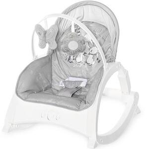Imagine Fotoliu balansoar Lorelli Enjoy Grey Rabbits, cu vibratii si muzica, Gri
