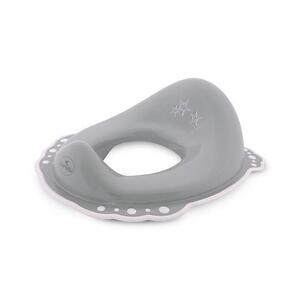 Imagine Reductor anatomic de toaleta LORELLI Little Stars Grey, greutate maxima 30 kg, picioruse silicon, structura anti-stropire