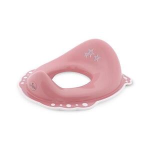 Imagine Reductor anatomic de toaleta LORELLI Little Stars Pink, greutate maxima 30 kg, picioruse silicon, structura anti-stropire