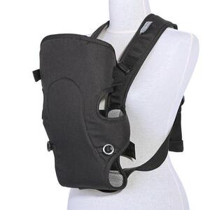 Imagine Marsupiu ergonomic pentru copii Lorelli Between, 2 pozitii, centuri de siguranta ajustabile, curele reglabile, pernuta pentru cap, 0-9 Kg, Negru