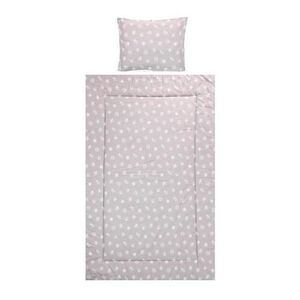 Imagine Set lenjerie pat 3 piese Lorelli Cosy Abstract Leaves Grey Beige, bumbac