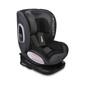 Imagine Scaun auto pentru copii Lorelli Phoenix Black Jasper, i-Size, Isofix, rotativ 360 grade, 0 luni-12 ani, 40-150 cm, pozitie de somn, protectie laterala in caz de impact, avertizare sonora cand centurile scaunului auto sunt decuplate
