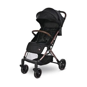 Imagine Carucior pentru nou-nascut Lorelli Ribera Black Pearl, tip troler, dimensiuni compatibile avion, 0 luni - 3 ani, maxim 15 Kg, spatar reglabil in multiple pozitii, copertina cu protectie solara, roti cu suspensie, pliere cu o singura mana
