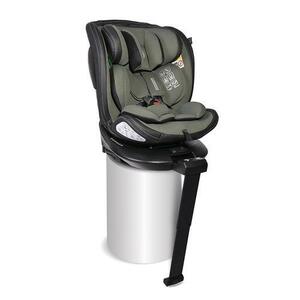 Imagine Scaun auto pentru copii Lorelli Estate Green, Isofix, 0 Luni-12 Ani, 40-150 cm, picior de sprijin telescopic, I-size, certificat R129, reglabil, pozitie somn, baza rotativa 360 grade, sistem de protectie impact lateral
