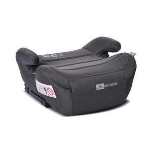 Imagine Inaltator auto pentru copii Lorelli Matador Black Jasper, Isofix, i-Size, 6-12 ani, 125-150 cm, 22-36Kg, certificat R129 (Negru)
