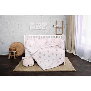 Imagine Set lenjerie pat 7 piese Lorelli Lily Blue Aeroplane, bumbac ranforce
