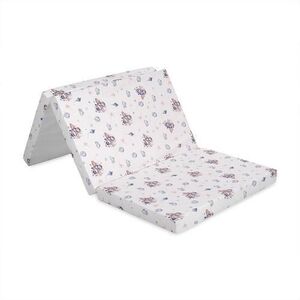 Imagine Saltea pliabila de voiaj Lorelli Blue, 60 x 120 x 5 cm, spuma elastica non alergica si non-toxica, husa detasabila si lavabila, pliere compacta, geanta transport