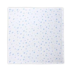 Imagine Scutec pled muselina Lorelli White with Aquatic, 80 x 80 cm