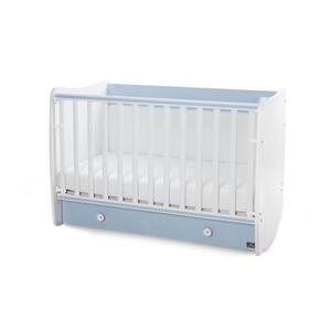 Imagine Patut balansoar Lorelli Dream White Baby Blue, 60 x 120 cm, transformabil