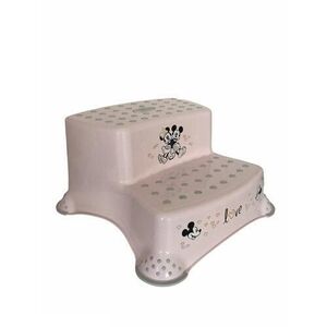 Imagine Inaltator dublu pentru baie antiderapant Lorelli Disney Girl Love Light Pink, Colectia 2021