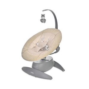 Imagine Leagan electric Lorelli Bella Beige Dots, rotativ, panel muzical, greutate maxima suportata 9 Kg, Bej