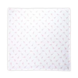 Imagine Scutec pled muselina Lorelli Rose Floral, 80 x 80 cm