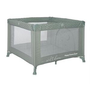 Imagine Tarc de Joaca Lorelli Happy Game Zone, 100 x 100 x 74 cm, 0 luni - 3 ani, maxim 15 Kg, mecanism dublu de siguranta, Verde