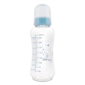 Imagine Biberon din sticla Lorelli Moonlight Blue, 240 ml