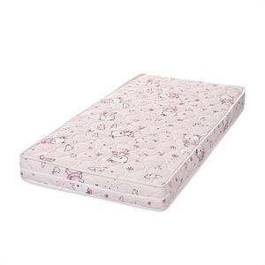 Imagine Saltea pat Lorelli Relax, 60 x 120 x 10 cm, spuma elastica, Roz