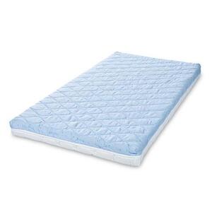 Imagine Saltea pat Lorelli Holiday, 60 x 120 x 10 cm, 2 straturi cocos si spuma elastica, Albastru