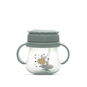 Imagine Cana cu toarte Lorelli My Friend, sistem de baut din orice pozitie, cu pai flexibil, 12 luni+, 250 ml, Verde