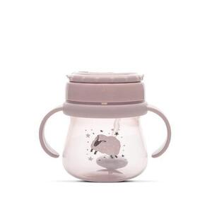 Imagine Cana cu toarte Lorelli My Friend, sistem de baut din orice pozitie, cu pai flexibil, 12 luni+, 250 ml, Roz