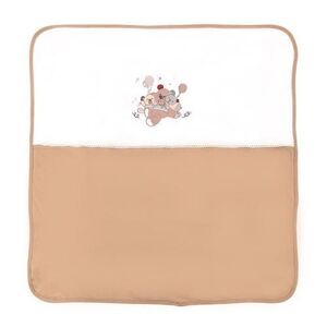 Imagine Patura bumbac bebe Lorelli Za Za, 90x90 cm, Crem