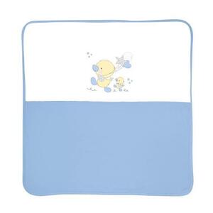 Imagine Patura bumbac bebe Lorelli Za Za, 90x90 cm, Albastru