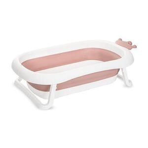Imagine Cadita pliabila pentru bebelusi Lorelli Royal, 83 cm, cu dop de scurgere, Roz