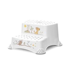 Imagine Inaltator dublu pentru baie Lorelli Disney Royal Lion, antiderapant, Alb