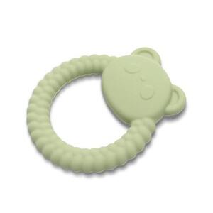 Imagine Jucarie de dentitie din silicon Lorelli Panda, 0 luni+, Verde
