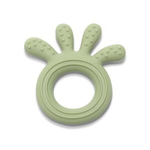Imagine Jucarie de dentitie din silicon Lorelli Octopus, 0 luni+, Verde