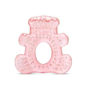 Imagine Jucarie de dentitie bebelusi Lorelli Bear, refrigeranta, 3 luni+, Roz