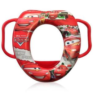 Imagine Reductor moale pentru toaleta Lorelli Disney Cars, cu manere, Rosu