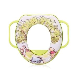 Imagine Reductor moale pentru toaleta Lorelli Disney Winnie the Pooh, cu manere, Verde