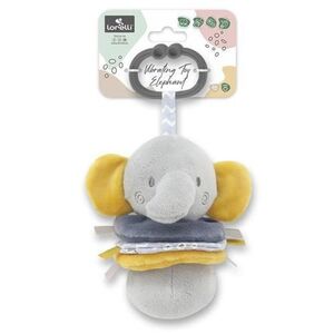 Imagine Jucarie de plus Lorelli Elefant, 16 cm, cu vibratie, zornaitoare, 0 luni+