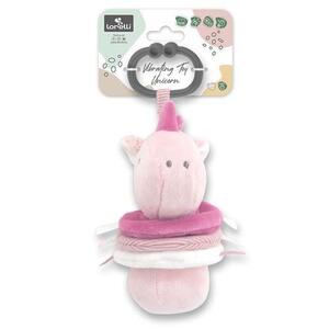 Imagine Jucarie de plus Lorelli Unicorn, 16 cm, cu vibratie, zornaitoare, 0 luni+