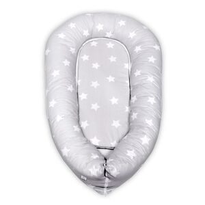 Imagine Baby Nest 3in1 Lorelli, 110x70x15 cm, husa bumbac ranforce, Gri