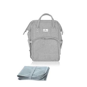Imagine Rucsac accesorii bebelusi Lorelli Tina, multiple compartimente, Gri